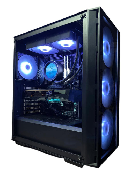 Pc Gamer | Dragon Ice | i7 11700K | RX 7600 | 32GB RAM | 1TB NVMe | 1080p & 1440p | Parfait pour tout les jeux